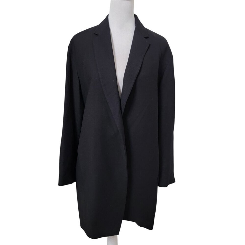 Vince Size M Black Oversized Open Blazer, Excellent Used Condition
